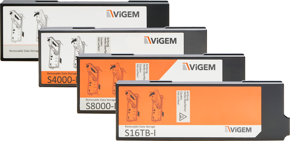 ViGEM removable data storage devices of the product family CCA 9003